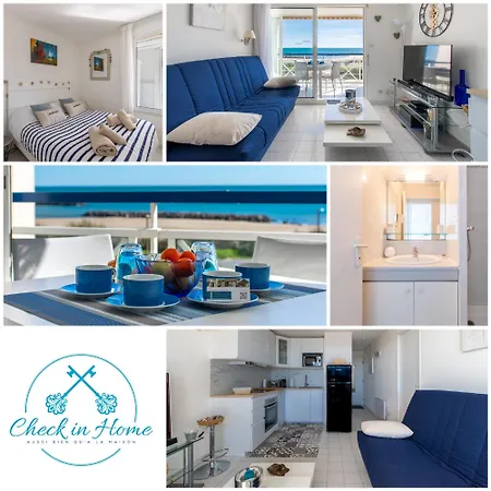L'evasion Bleue * Wifi * Bord De * Piscine * Apartament Agde